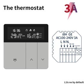 Tuya WiFi Smart Thermostat APP Remote Alexa Alice Home Temperature Controller 11V 220V Electric Heating Smart Life (Color: 3A Water Gas Boiler, Voltage: WIFI)