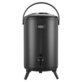 VEVOR Insulated Beverage Dispenser, 3.2 Gal/12L Stainless Steel Thermal Drink Server with Spigot & Temp Display, Suitable for Hot and Cold Drinks (Default: Default)